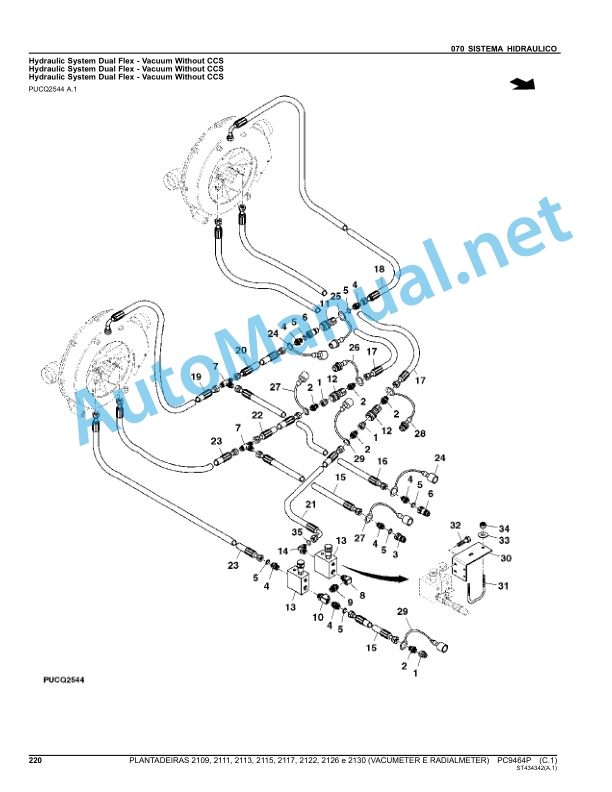 John Deere PLANTADEIRAS SERIE 2100 VACUMETER E RADIALMETER Parts Catalog PC9464P jan-13 (Jan-2013) Portuguese 5 John Deere PLANTADEIRAS SERIE 2100 VACUMETER E RADIALMETER Parts Catalog PC9464P jan-13 (Jan-2013) Portuguese - Image 5