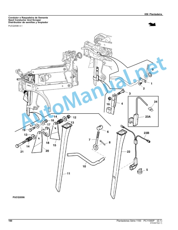 John Deere Planters Series 1100 Parts Catalog PC11560P February 2014 Portuguese 4 John Deere Planters Series 1100 Parts Catalog PC11560P February 2014 Portuguese - Image 4