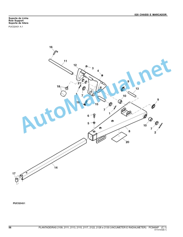 John Deere Planters Series 2100 VacuMeter and RadialMeter Parts Catalog PC9464P February 2014 Portuguese 2 John Deere Planters Series 2100 VacuMeter and RadialMeter Parts Catalog PC9464P February 2014 Portuguese - Image 2