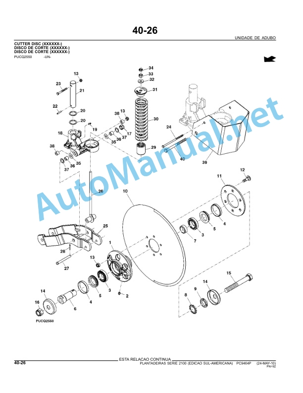 John Deere Planters Series 2100 VacuMeter and RadialMeter Parts Catalog PC9464P May 24, 2009 Portuguese 3 John Deere Planters Series 2100 VacuMeter and RadialMeter Parts Catalog PC9464P May 24, 2009 Portuguese - Image 3