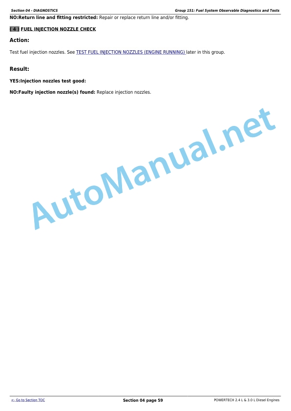 John Deere POWERTECH 2.4 L and 3.0 L Diesel Engines models 4024 (2.4L), 5030 (3.0L) Component Technical Manual CTM301 February 01, 2006 5 John Deere POWERTECH 2.4 L and 3.0 L Diesel Engines models 4024 (2.4L), 5030 (3.0L) Component Technical Manual CTM301 February 01, 2006 - Image 5