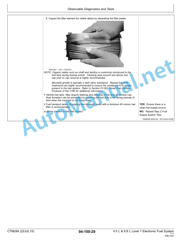 John Deere POWERTECH 4.5L and 6.8L Diesel Engines Level 1 Electronic Fuel Systems DP201 Pump Component Technical Manual CTM284 22 July 2015 3 John Deere POWERTECH 4.5L and 6.8L Diesel Engines Level 1 Electronic Fuel Systems DP201 Pump Component Technical Manual CTM284 22 July 2015 - Image 3