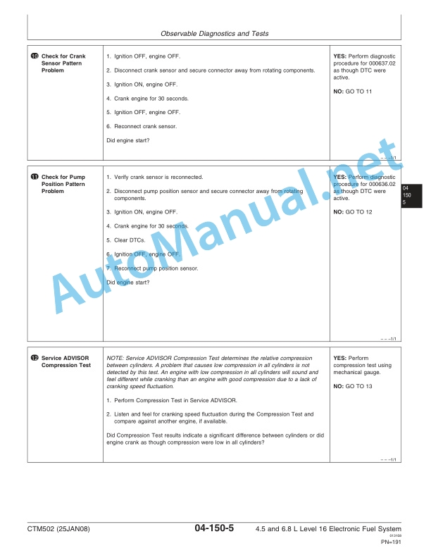 Alternative view of John Deere POWERTECH E 4.5 and 6.8 L Diesel Engines TECHNICAL MANUAL 25JAN08