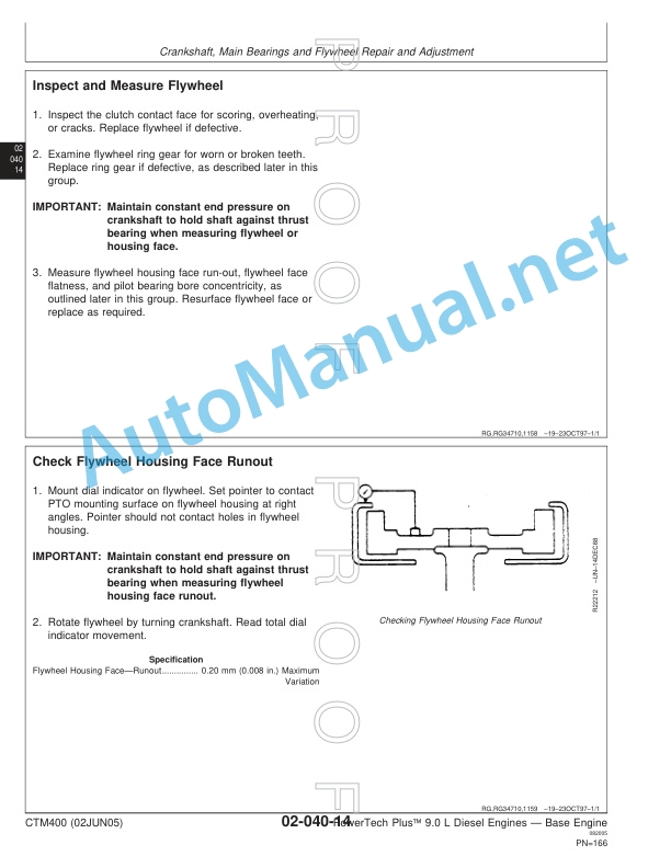 John Deere PowerTech Plus 9.0 L Tier 3 Stage IIIA OEM Diesel Engines TECHNICAL MANUAL CTM400 02JUN05 3 John Deere PowerTech Plus 9.0 L Tier 3 Stage IIIA OEM Diesel Engines TECHNICAL MANUAL CTM400 02JUN05 - Image 3