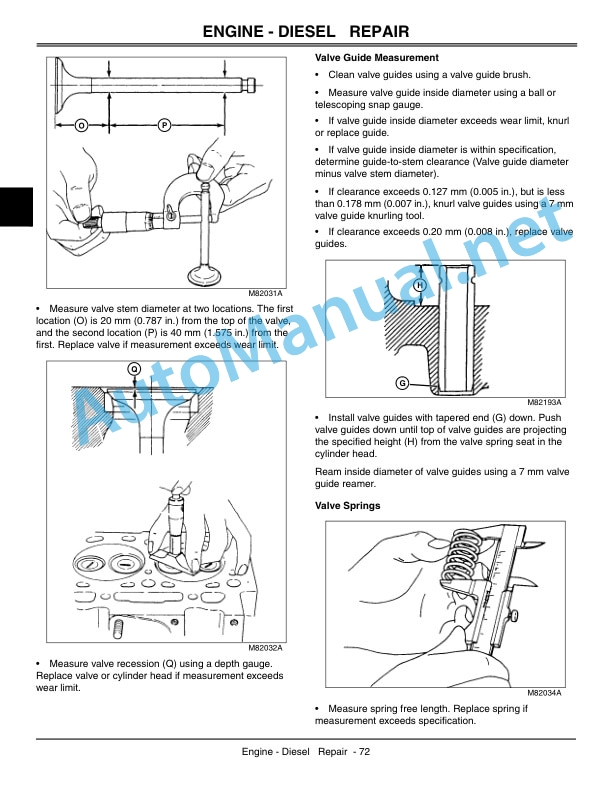 Alternative view of John Deere ProGator 2030 Utility Vehicle Technical Manual TM1944 November 2002