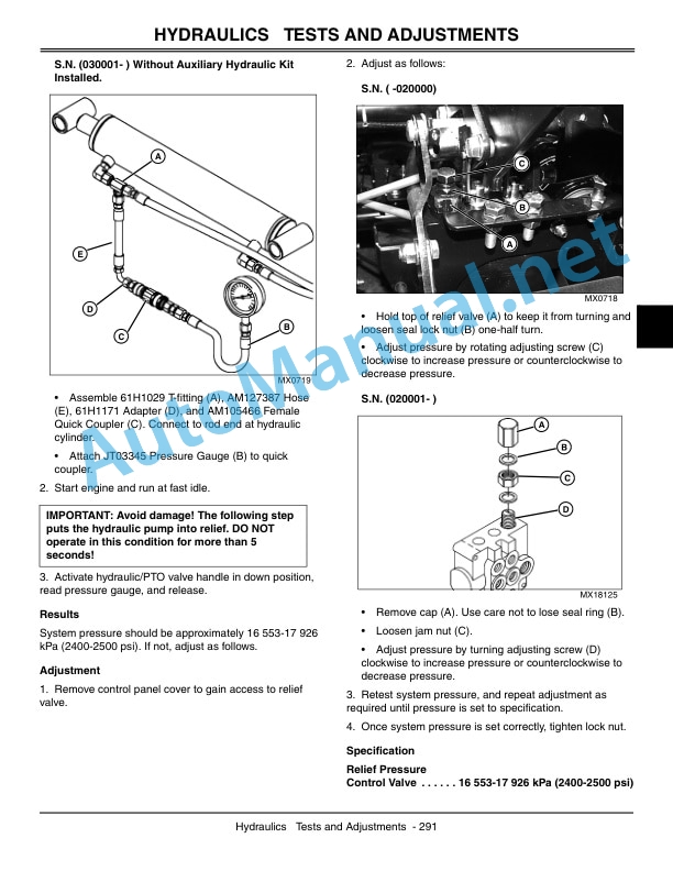 John Deere ProGator 2030 Utility Vehicle Technical Manual TM1944 November 2002 5 John Deere ProGator 2030 Utility Vehicle Technical Manual TM1944 November 2002 - Image 5