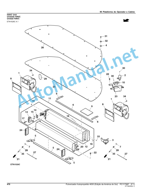 John Deere Pulverizador Autopropelido 4630 (South America Edition) Parts Catalog PC11756P August 2014 Portuguese 5 John Deere Pulverizador Autopropelido 4630 (South America Edition) Parts Catalog PC11756P August 2014 Portuguese - Image 5