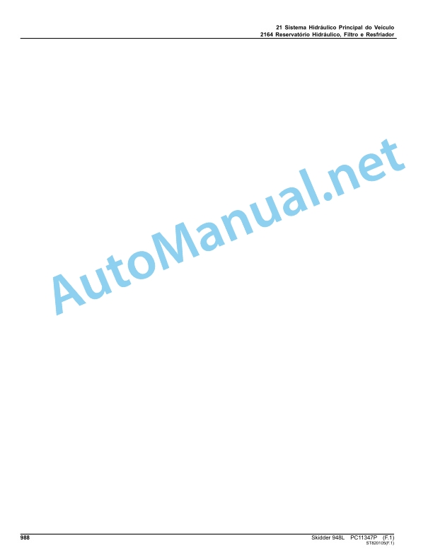 John Deere Skidder 948L Parts Catalog PC11347P Portuguese 5 John Deere Skidder 948L Parts Catalog PC11347P Portuguese-5