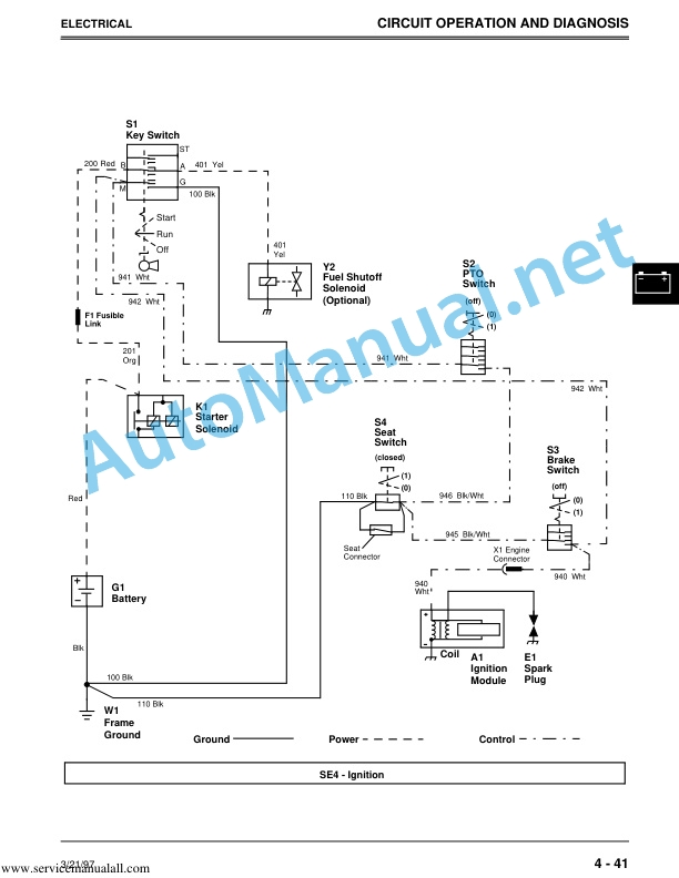 John Deere STX30, STX38, and STX46 Lawn Tractors Technical Manual TM1561 15Mar97 3 John Deere STX30, STX38, and STX46 Lawn Tractors Technical Manual TM1561 15Mar97 - Image 3