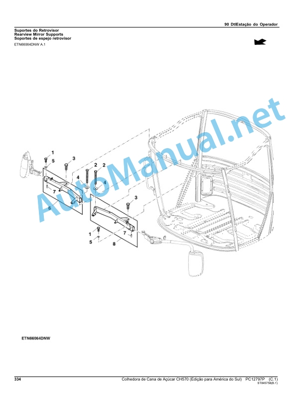 John Deere Sugar Cane Harvester CH570 (South America Edition) Parts Catalog PC12797P February 2016 Portuguese 3 John Deere Sugar Cane Harvester CH570 (South America Edition) Parts Catalog PC12797P February 2016 Portuguese-3