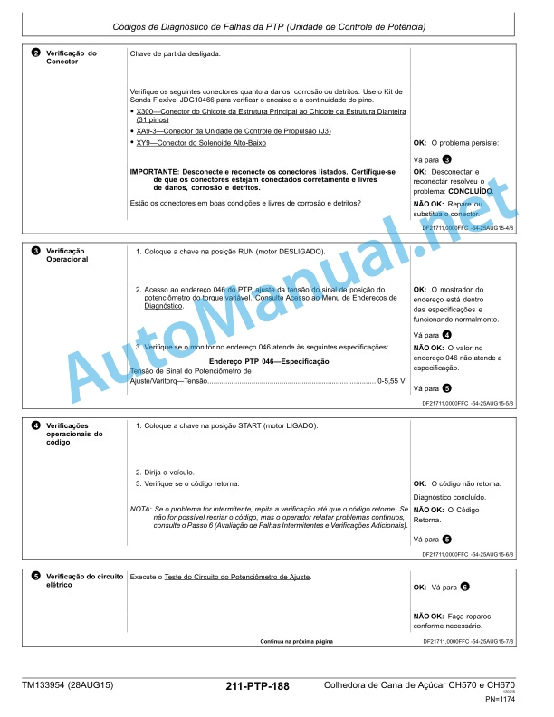 John Deere Sugarcane Harvester CH570 and CH670 Technical Manual TM133954 28AUG15 Portuguese 3 John Deere Sugarcane Harvester CH570 and CH670 Technical Manual TM133954 28AUG15 Portuguese - Image 3