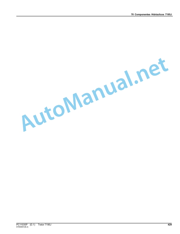 John Deere Tractor 7195J Parts Catalog PC11035P October 2015 Portuguese 4 John Deere Tractor 7195J Parts Catalog PC11035P October 2015 Portuguese - Image 4