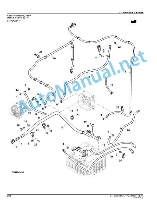 John Deere Tractor 8370R Parts Catalog PC12706P November 2015 Portuguese 3 John Deere Tractor 8370R Parts Catalog PC12706P November 2015 Portuguese - Image 3
