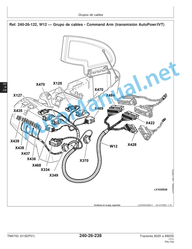 John Deere Tractors 6020 to 6920S Operation and tests Technical Manual TM4743 Spanish 3 John Deere Tractors 6020 to 6920S Operation and tests Technical Manual TM4743 Spanish - Image 3