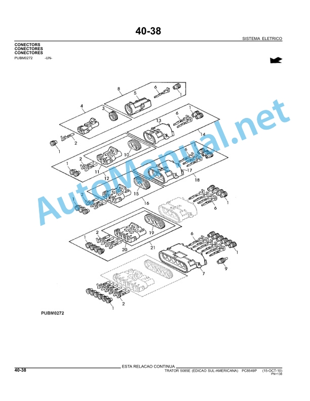 John Deere Trator 5085E Parts Catalog PC8549P 15-Oct-10 Portuguese 3 John Deere Trator 5085E Parts Catalog PC8549P 15-Oct-10 Portuguese - Image 3