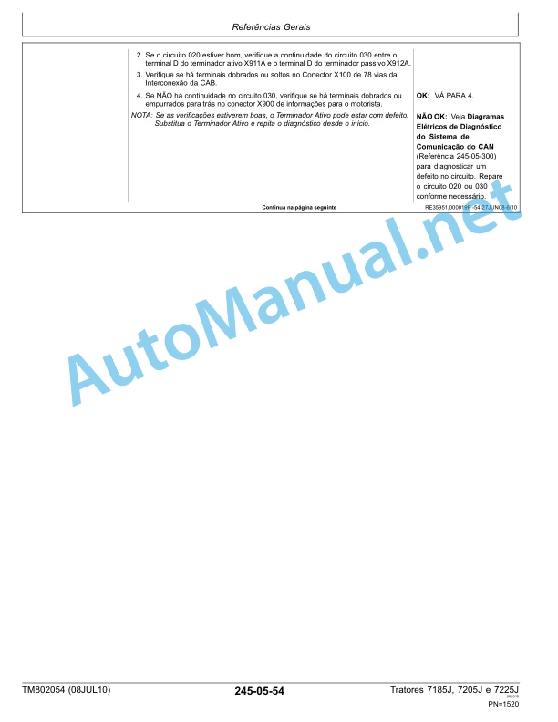 John Deere Tratores 7185J, 7205J e 7225J Technical Manual TM802054 08JUL10 Portuguese 4 John Deere Tratores 7185J, 7205J e 7225J Technical Manual TM802054 08JUL10 Portuguese - Image 4
