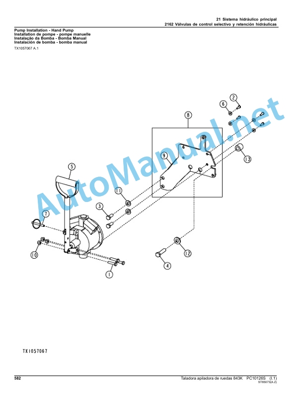 John Deere Wheel Feller Buncher 843K Parts Catalog PC10126S July 2012 Spanish 5 John Deere Wheel Feller Buncher 843K Parts Catalog PC10126S July 2012 Spanish - Image 5