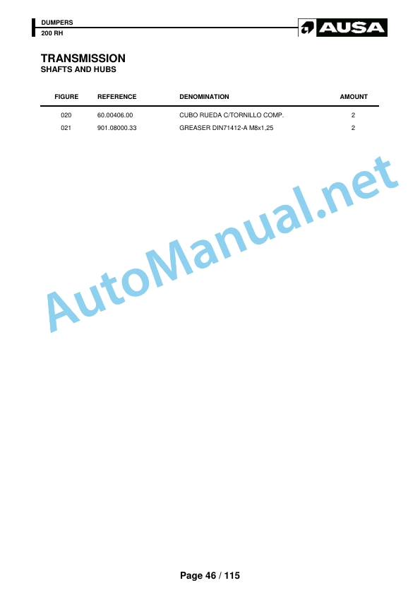 Kubota 200 RH Parts Manual 3 Kubota 200 RH Parts Manual - Image 3