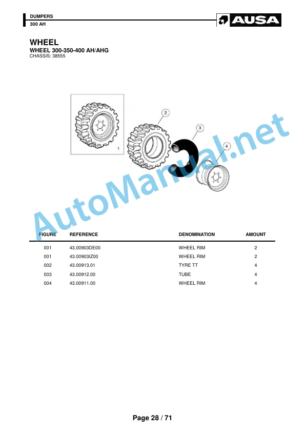 Kubota 300 AH Dumpers Parts Manual 3 Kubota 300 AH Dumpers Parts Manual - Image 3