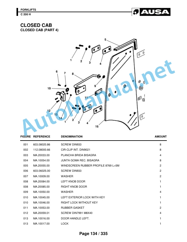 Kubota C 200 H Parts Manual 3 Kubota C 200 H Parts Manual - Image 3