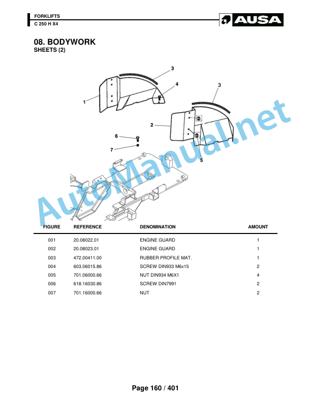 Kubota C 250 H X4 Parts Manual 3 Kubota C 250 H X4 Parts Manual - Image 3