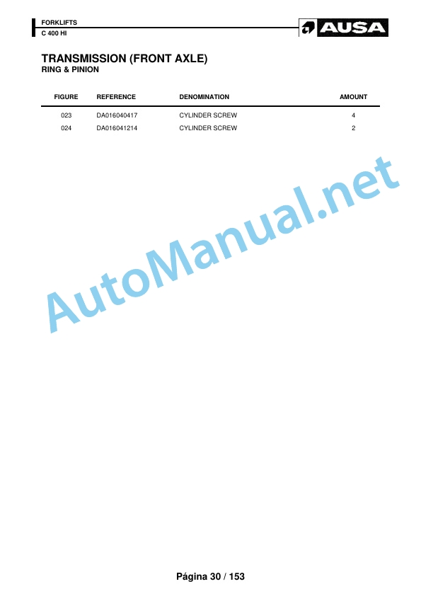 Kubota C 400 H Parts Manual 2 Kubota C 400 H Parts Manual - Image 2