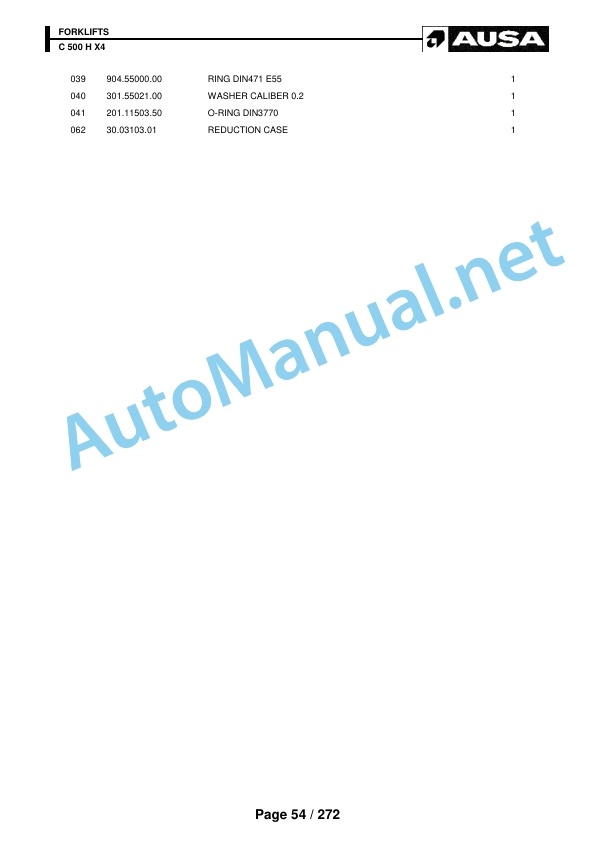 Kubota C 500 H X4 Parts Manual 2 Kubota C 500 H X4 Parts Manual - Image 2