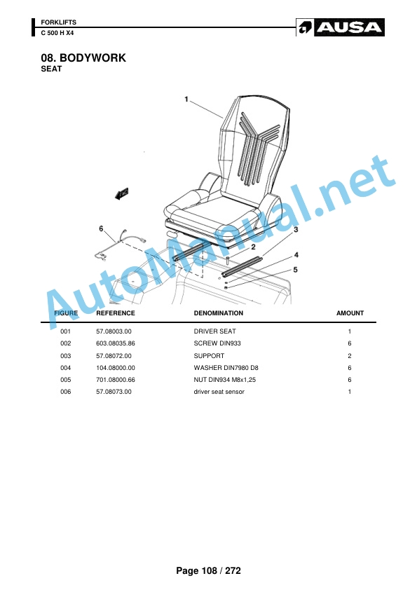 Kubota C 500 H X4 Parts Manual 3 Kubota C 500 H X4 Parts Manual - Image 3