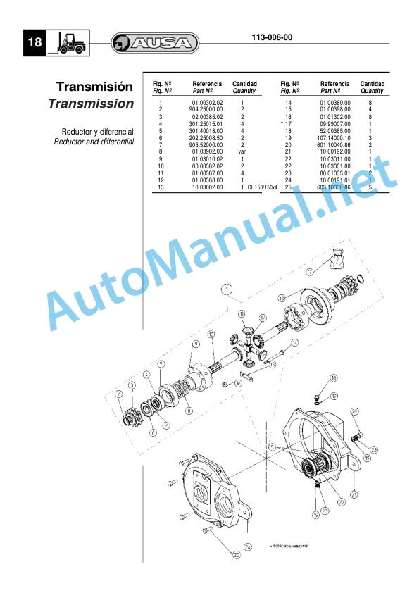 Kubota CHG 150 Parts Manual 2 Kubota CHG 150 Parts Manual-2