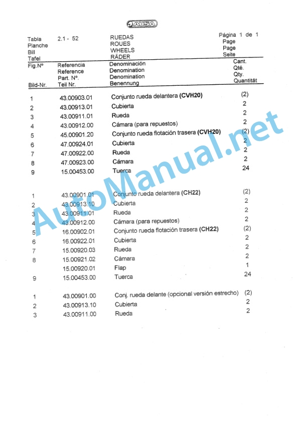 Kubota CVH 20 CH 22 Parts Manual 2 Kubota CVH 20 CH 22 Parts Manual-2