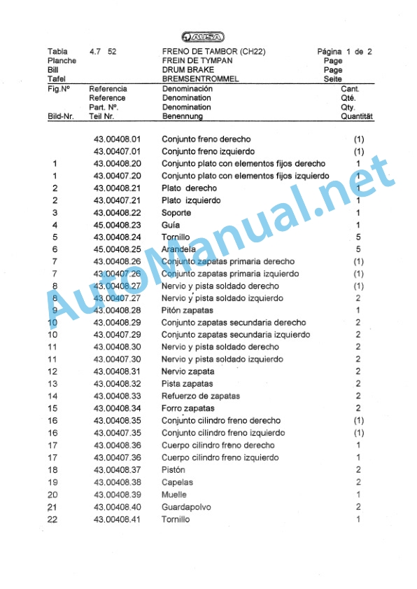 Kubota CVH 20 CH 22 Parts Manual 3 Kubota CVH 20 CH 22 Parts Manual-3