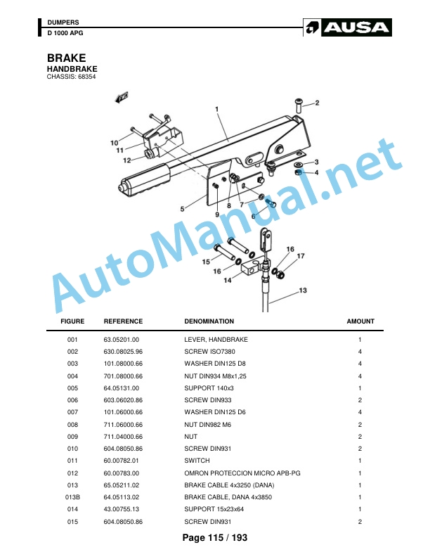 Kubota D 1000 APG Parts Manual 4 Kubota D 1000 APG Parts Manual - Image 4