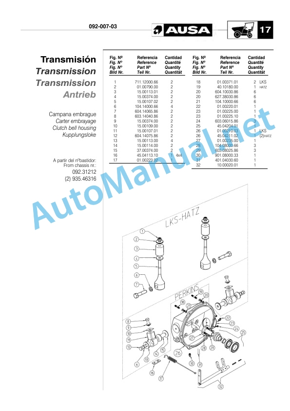Kubota D 108 150 RM, D 108 150 RM x4, 120 DH, 120 DH x4 Parts Manual Spanish, French, English, German 2 Kubota D 108 150 RM, D 108 150 RM x4, 120 DH, 120 DH x4 Parts Manual Spanish, French, English, German-2