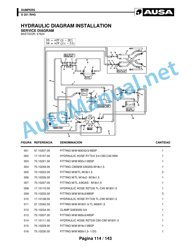 Kubota D 201 RHG Parts Manual 5 Kubota D 201 RHG Parts Manual - Image 5
