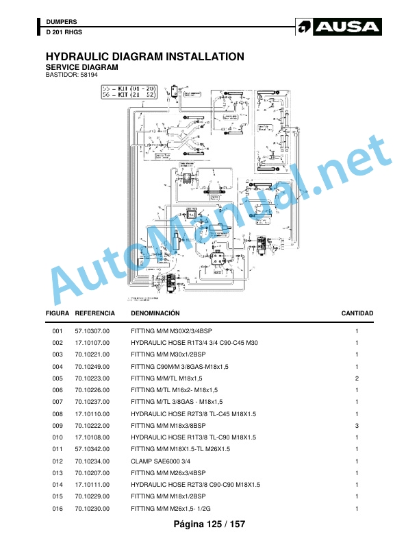 Kubota D 201 RHGS Parts Manual 5 Kubota D 201 RHGS Parts Manual - Image 5