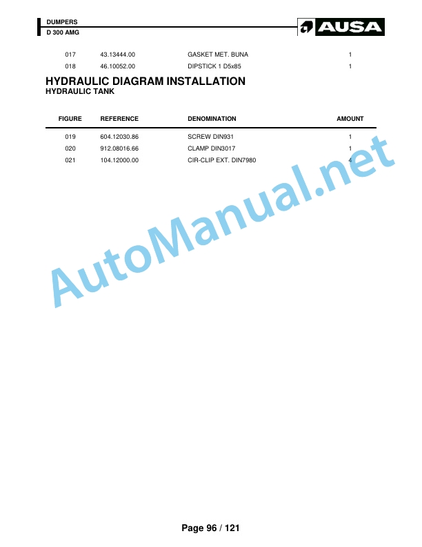 Kubota D 300 AMG Parts Manual 5 Kubota D 300 AMG Parts Manual - Image 5