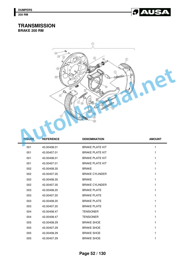 Kubota Dumpers 200 RM Parts Manual 3 Kubota Dumpers 200 RM Parts Manual - Image 3