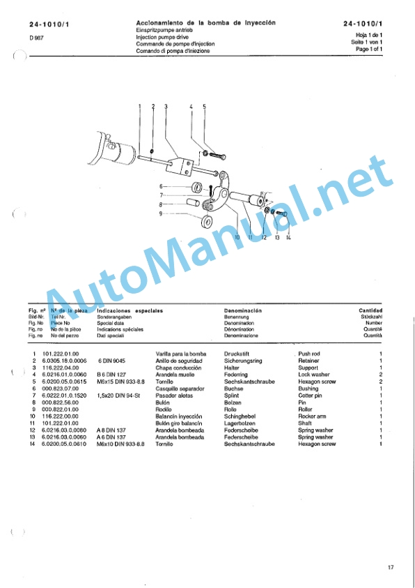 Kubota LKSuper Parts Manual 9.987.1.006.0002 February 1989 Multiple (Spanish, German, English, French, Italian)-3