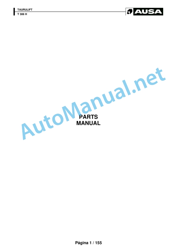 Kubota T 306 H Parts Manual 1 Kubota T 306 H Parts Manual