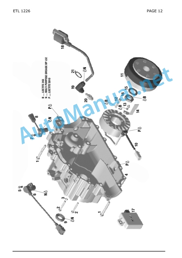 Kubota TYPE 400 Parts Manual 1226 02 2008-3