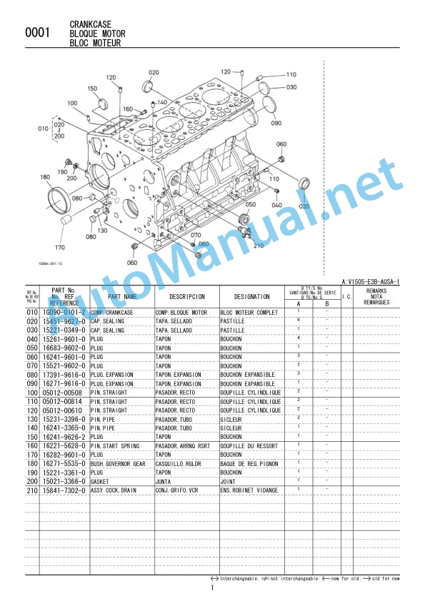 Kubota V1505-E3B-AUSA-1 Diesel Engine Parts Manual 97898-74890 February 2008 2 Kubota V1505-E3B-AUSA-1 Diesel Engine Parts Manual 97898-74890 February 2008 - Image 2