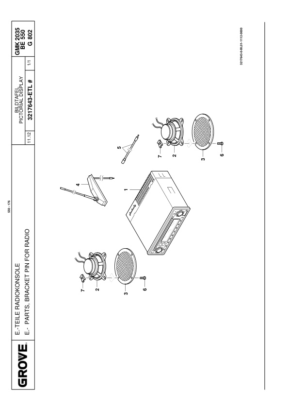 Grove GMK 2035E Crane Spare Parts List 2014 2 Grove GMK 2035E Crane Spare Parts List 2014-2