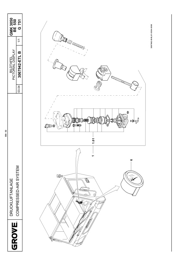 Grove GMK 3050-1 Crane Spare Parts List 2005 EN DE 2 Grove GMK 3050-1 Crane Spare Parts List 2005 EN DE-2