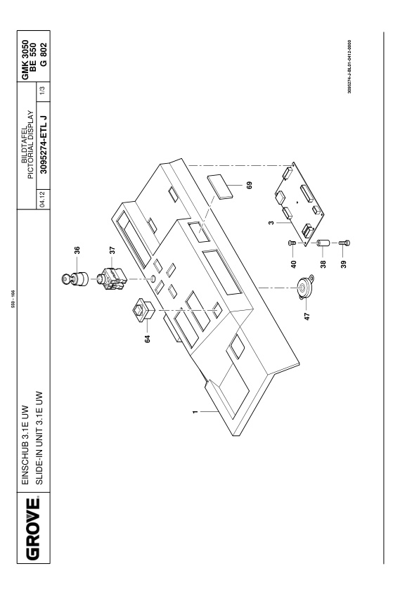 Grove GMK 3050-1 Crane Spare Parts List 2013 DE EN 2 Grove GMK 3050-1 Crane Spare Parts List 2013 DE EN-2