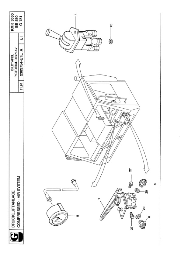 Grove GMK 3050 Crane Spare Parts List 1995 EN DE-2