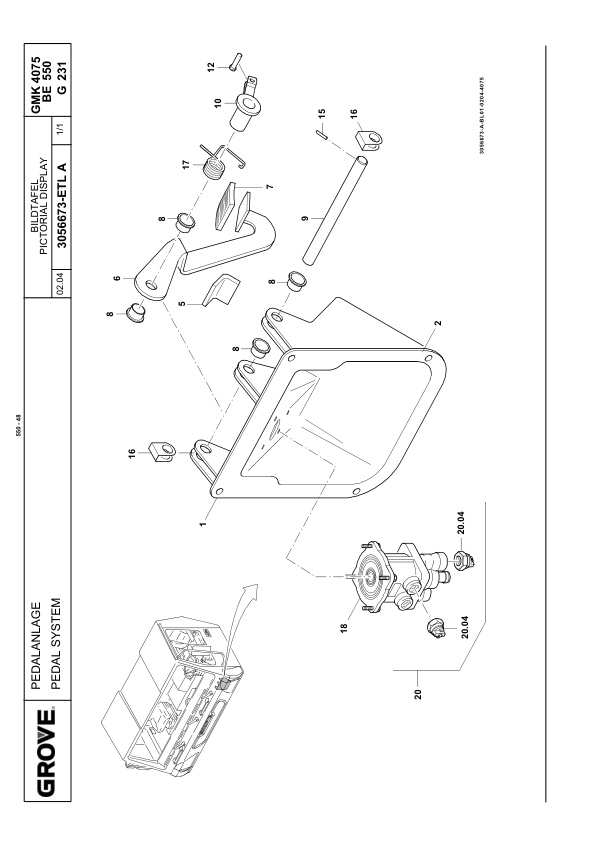 Grove GMK 4075-1 Crane Spare Parts List 2005 DE EN 2 Grove GMK 4075-1 Crane Spare Parts List 2005 DE EN-2