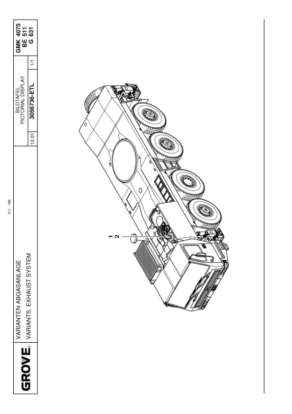 Grove GMK 4075 Crane Spare Parts List 2002-07 DE EN 2 Grove GMK 4075 Crane Spare Parts List 2002-07 DE EN-2