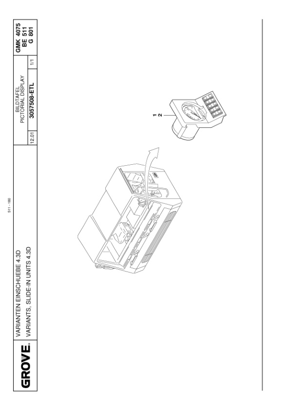 Grove GMK 4075 Crane Spare Parts List 3065675 2002-02 EN DE 2 Grove GMK 4075 Crane Spare Parts List 3065675 2002-02 EN DE-2