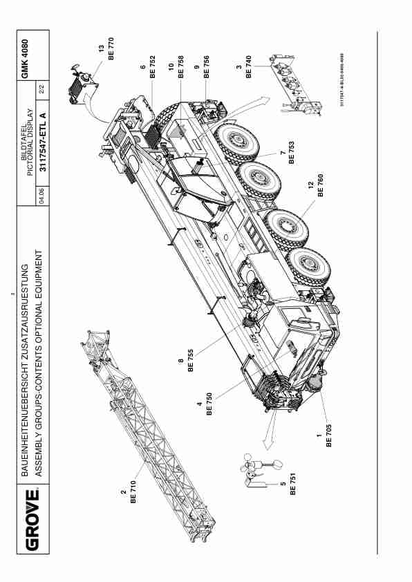 Grove GMK 4080-1 Crane Spare Parts List 3117489 2006 DE EN 3 Grove GMK 4080-1 Crane Spare Parts List 3117489 2006 DE EN-3