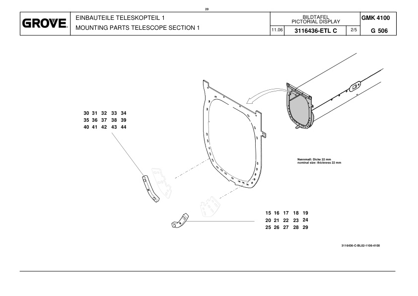 Grove GMK 4100 Crane Spare Parts List 2006 DE EN-3